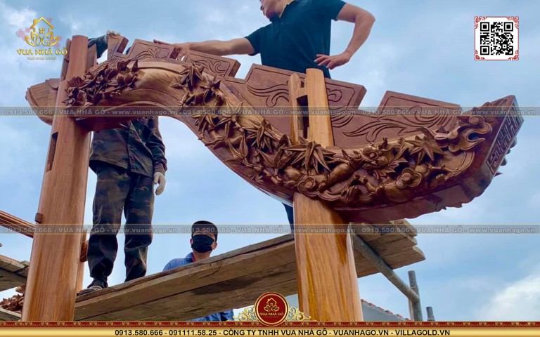 Các Mẫu Kẻ Hiên Nhà Gỗ Đẹp Nhất Hiện Nay - Vua Nhà Gỗ - 0913580666